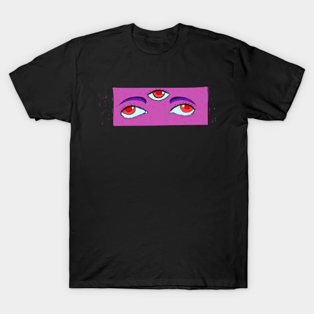 three eye T-Shirt by Linoir